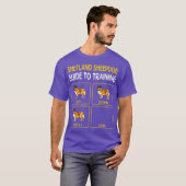 Shetland Sheepdog Guide zum Training Hund T-Shirt (Vorne ganz)