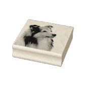 Shetland Sheepdog Gummistempel (Stempel)