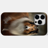 Shetland Sheepdog Halloween Beängstigend Case-Mate iPhone Hülle (Rückseite (Horizontal))