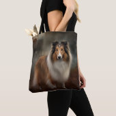 Shetland Sheepdog Halloween Beängstigend Tasche (Von Nahem)