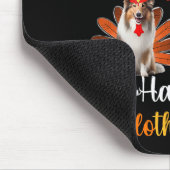 Shetland Sheepdog Halloween Weihnachtsfest Happy H Mousepad (Ecke)