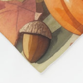 Shetland Sheepdog Herbst lässt Erntedank Kunst Fleecedecke (Ecke)