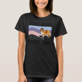 Shetland Sheepdog Hike More Worry Less Graphic Hik T-Shirt (Vorderseite)