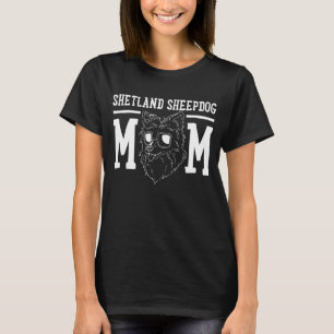 Shetland Sheepdog Hund Mama Mama T-Shirt