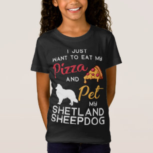 Shetland Sheepdog Hund Pizza Liebhaber Besitzer Xm T-Shirt