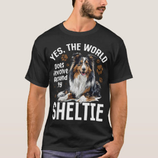Shetland Sheepdog Hund Sheltie - Ja Die Welt T-Shirt
