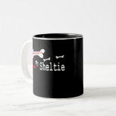 Shetland Sheepdog (I Liebe) Tasse (Vorderseite Links)