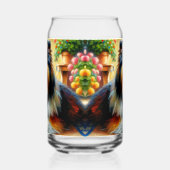 Shetland Sheepdog in Hütte Garden Scene Dosenglas (Links)