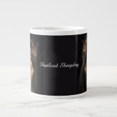 Shetland Sheepdog Jumbo-Tasse (Vorderseite)