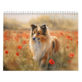 Shetland Sheepdog Kalender, jedes Jahr Kalender