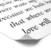 Shetland Sheepdog Kunstgeschenke Poster (Ecke)