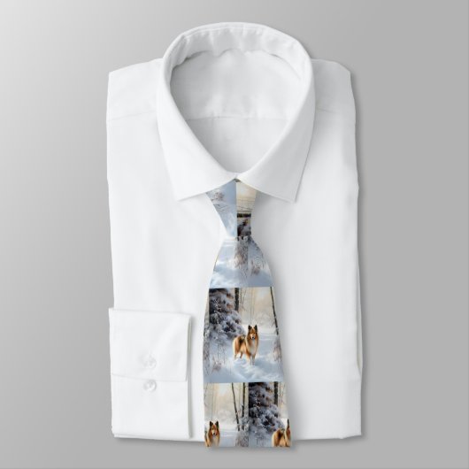 Shetland Sheepdog lässt es Weihnachten Krawatte (Gebunden)