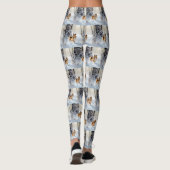 Shetland Sheepdog lässt es Weihnachten Leggings (Rückseite)