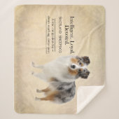 Shetland Sheepdog Loyalty and Quiet Devotion Sherpadecke (Vorderseite)