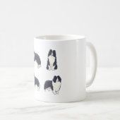 Shetland sheepdog Magie Kaffeetasse (VorderseiteRechts)