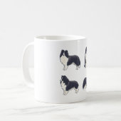 Shetland sheepdog Magie Kaffeetasse (Vorderseite Links)