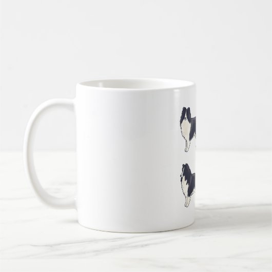 Shetland sheepdog Magie Kaffeetasse (Links)