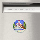 Shetland Sheepdog Magnet (In Situ (Geschirrspüler))
