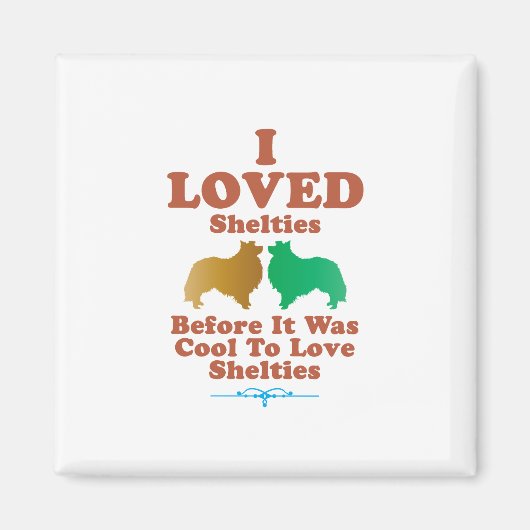 Shetland Sheepdog Magnet (Vorne)
