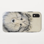 Shetland Sheepdog Malerei - Niedliche Original Hun Case-Mate iPhone Hülle (Rückseite (Horizontal))