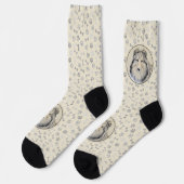Shetland Sheepdog Malerei - Niedliche Original Hun Socken (Linkes Detail)