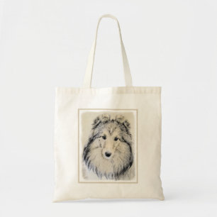 Shetland Sheepdog-Malerei - Niedliche Original Hun Tragetasche