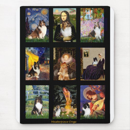 Shetland Sheepdog Masterpiece Composite Mousepad (Vorne)