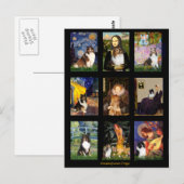 Shetland Sheepdog Masterpiece Composite Postkarte (Vorne/Hinten)