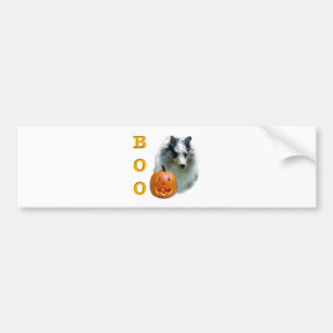 Shetland Sheepdog (Merle) Boo Autoaufkleber