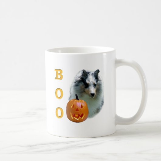 Shetland Sheepdog (Merle) Boo Kaffeetasse (Rechts)