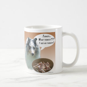 Shetland Sheepdog (Merle) Truthahn Kaffeetasse