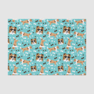Shetland Sheepdog Mini Collie Dog Tissue Seidenpapier
