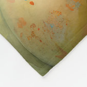 Shetland Sheepdog mit Ostereiern Urlaub Fleecedecke (Ecke)