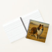 Shetland Sheepdog Notizblock (Innenseite)