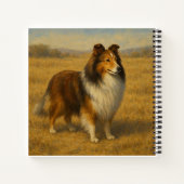 Shetland Sheepdog Notizblock (Rückseite)