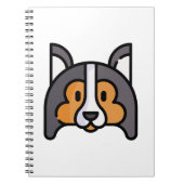 Shetland Sheepdog Notizblock (Vorderseite)