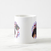 Shetland Sheepdog Patriot Kaffeetasse (Mittel)
