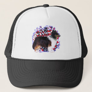 Shetland Sheepdog Patriot Truckerkappe