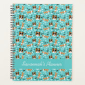 Shetland Sheepdog Pattern Aqua Planer (Vorderseite)