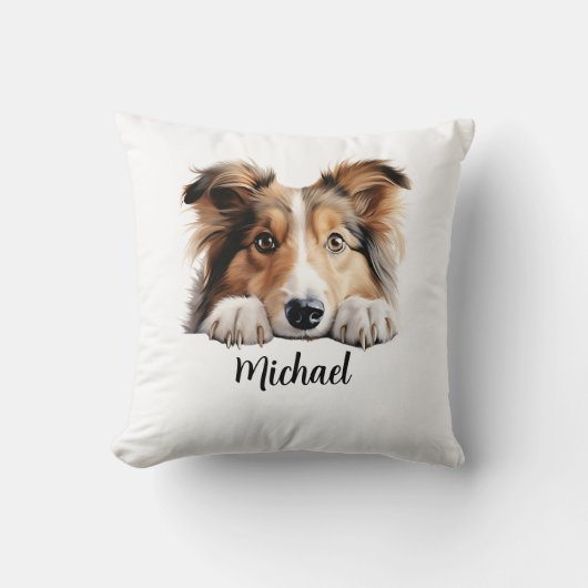 Shetland Sheepdog Pechhunde Hunde Sublimation Bund Kissen (Vorderseite)