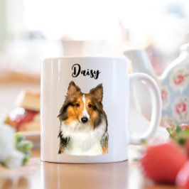 Shetland Sheepdog Personalisiert Kaffeetasse