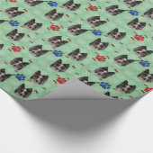 Shetland Sheepdog Portrait Geschenkpapier (Ecke)