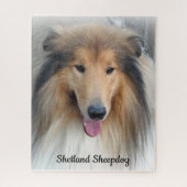 Shetland Sheepdog Portrait Puzzle (Vertikal)