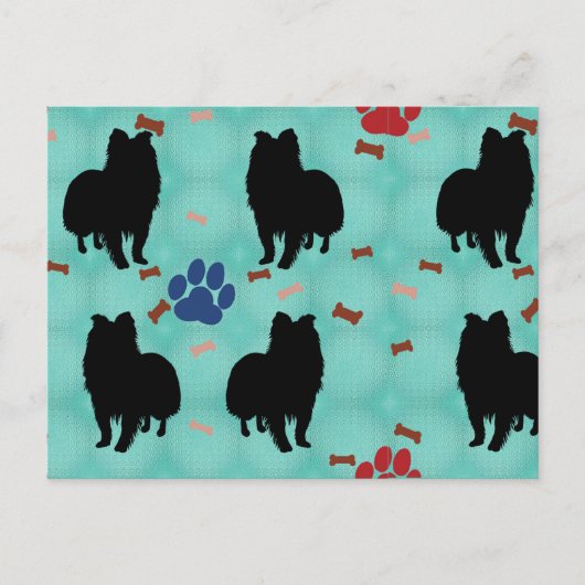 Shetland Sheepdog Postkarte (Vorderseite)