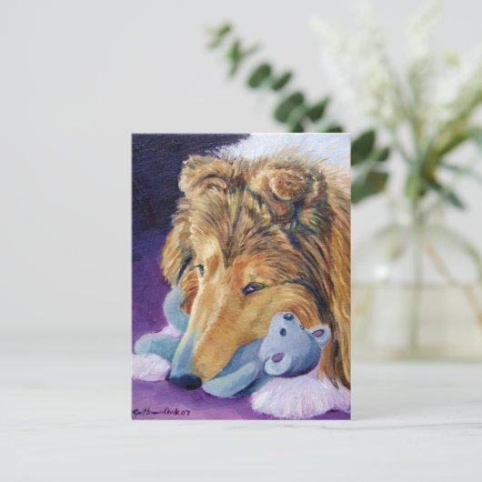 Shetland Sheepdog Postkarten (Stehend Vorderseite)