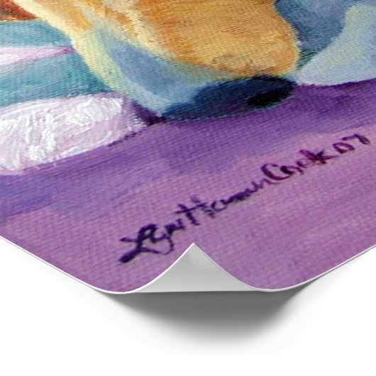 Shetland Sheepdog Print Poster (Ecke)