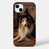 Shetland Sheepdog Pumpkins Halloween Beängstigend Case-Mate iPhone Hülle (Rückseite)