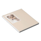 Shetland Sheepdog Puppy Malerei Original Dog Art Notizblock (angewinkelt)