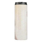 Shetland Sheepdog Puppy Malerei Original Dog Art Thermosbecher (Rückseite)