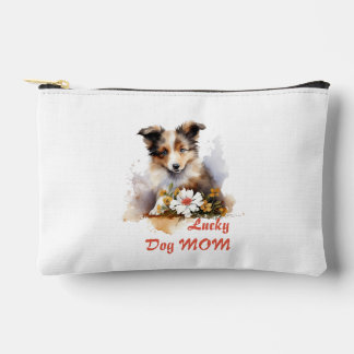 Shetland Sheepdog Puppy Pet Blume Zubehörtasche